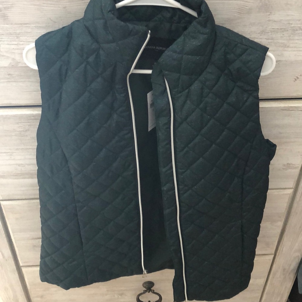 Banana republic green vest